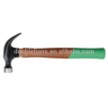 claw hammer with wooden handle